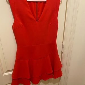 Alice + Olivia Red Mini Dress